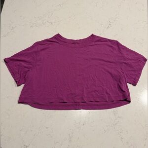 Women's Purple Crop Top Lululemon